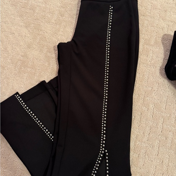 INC black studded split front hem size 2 - Picture 6 of 7